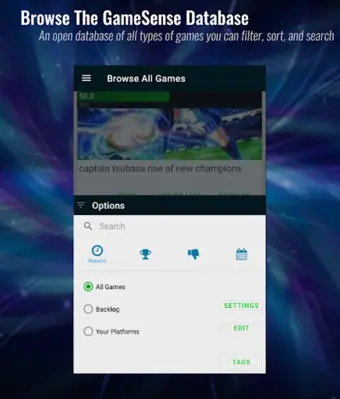 GameSense Video Game Organizer android App screenshot 1